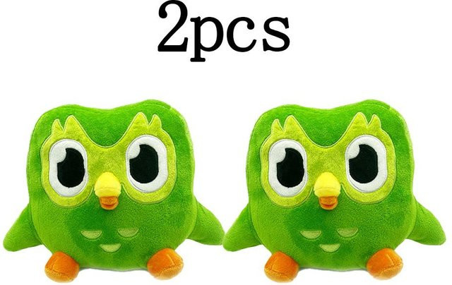 Yiran toy 1 Duolingo Grüne Eule Plüsch Puppe - Bild 1