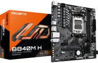 Gigabyte B840M H Mainboard micro ATX mit AMD AM5 Sockel, AMD B840 Chipsatz, 2x DDR5, NVMe/M.2, Gigabit LAN, HDMI und USB 3.2 Gen1 - Bild 1