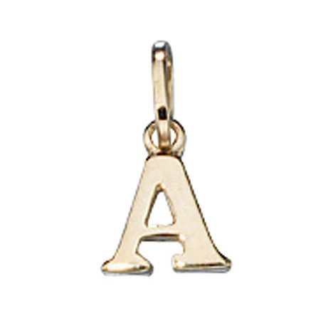 Colfem Anhänger Buchstabe A, 333 Gelbgold, Unisex - Bild 1