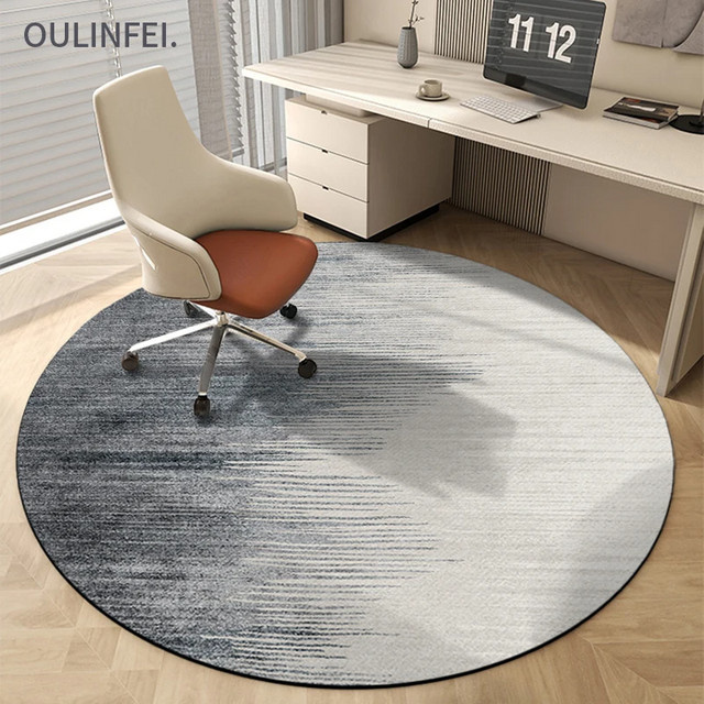 VIKAMA Runder Kristall-Samt-Teppich für Wohnzimmer und Schlafzimmer, Durchmesser: 60 cm - Bild 1