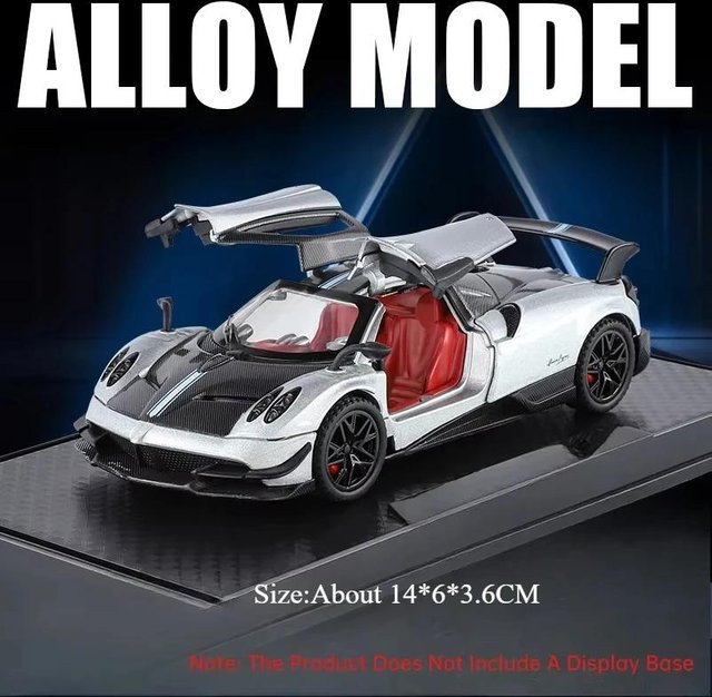 Linyi toy car Pagani Huayra Dinastia Bc Sportwagen Modell, 1:32, mit Licht und Sound, ab 14 Jahren - Bild 1