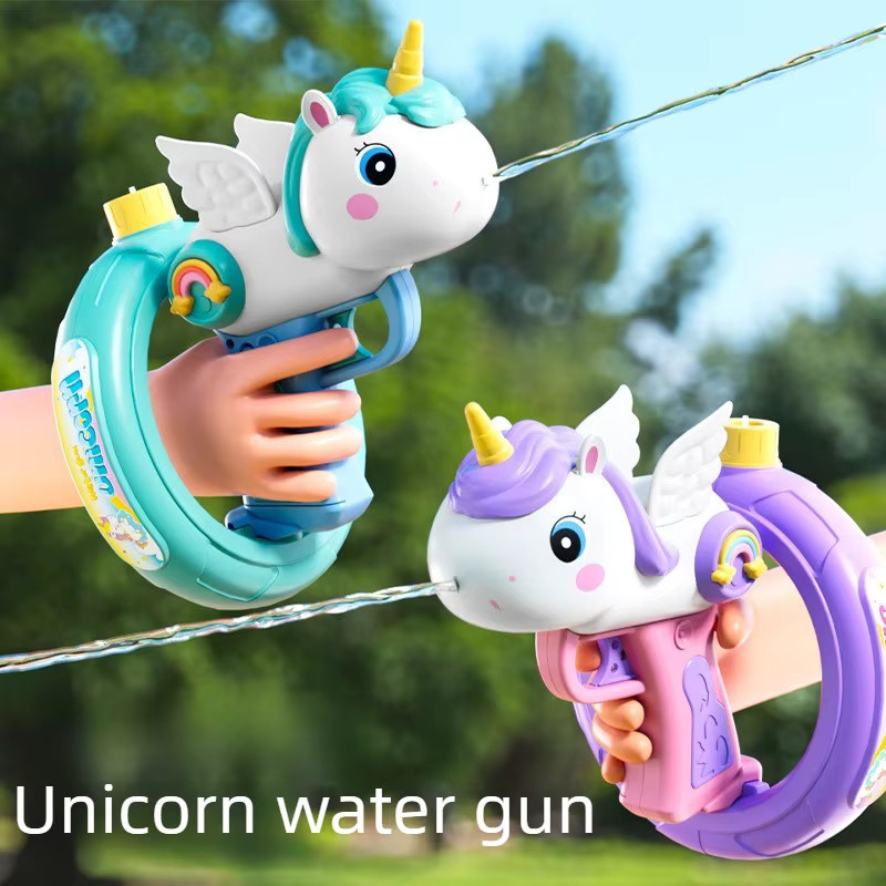 CUTE BAO Einhorn Elektrische Wasserpistole, Dauerfeuer, Bunt / Mehrfarbig, Lila - Bild 2