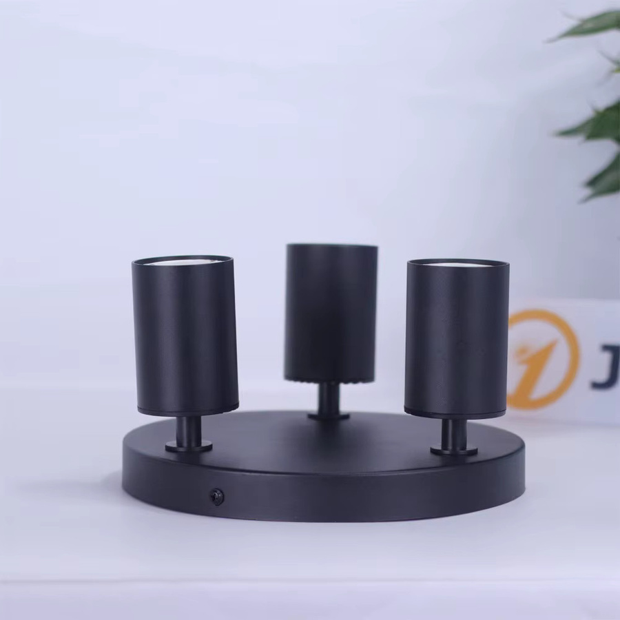 JOYINLED Moderne 3-Lichter Deckenleuchte in Schwarz mit drehbaren GU10 Spots für Küche und Schlafzimmer - Bild 4