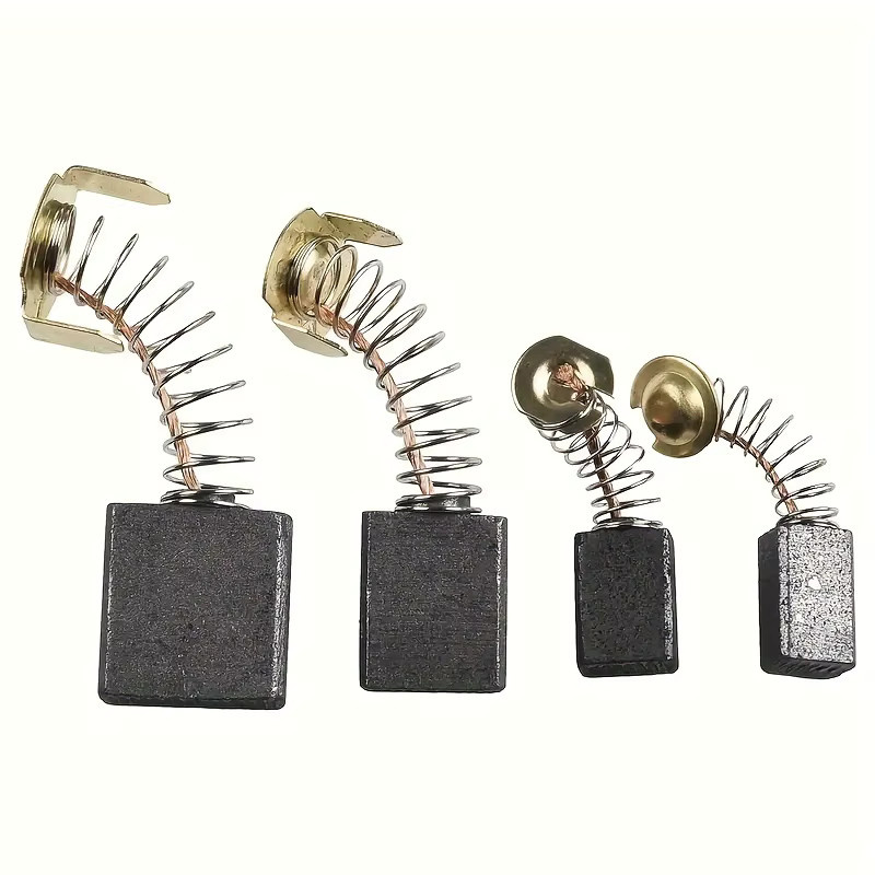 40-teiliges Kohlebürstenset in Schwarz mit 10 verschiedenen Modellen zur Reparatur von Elektrobohrern, Winkelschleifern und Elektrowerkzeugen - Bild 3