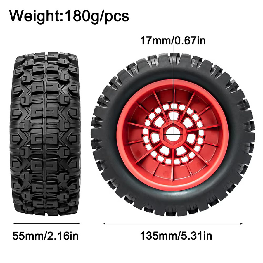 Arrma Spezialreifen, 2.5 Zoll, Schwarz - Bild 2