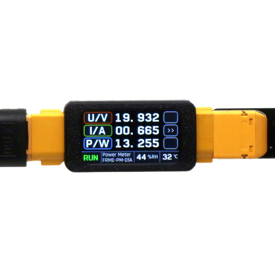 DykbRadio XT60 60A Bidirektionales DC-POWER Spannungs- und Strommessgerät für Drohnen-RC-Batterien mit Digitalem Amperemeter und Temperaturanzeige - Bild 2