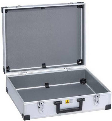 Allit AluPlus Basic L 44 424200 Universal Werkzeugkoffer unbestückt, Silber, L x B x H: 44,5 x 35,5 x 14,5 cm - Bild 1