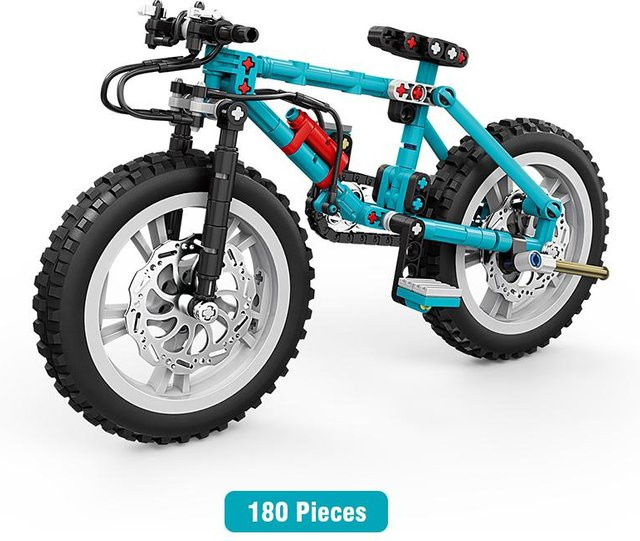 Linyi toy car Fahrrad Bausteine Set, Mechanische Bewegung, Mountainbike, ab 3 Jahre - Bild 1