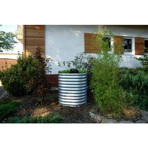 Vitavia Hochbeet Terra Rund 858 aus Zincalume in Silber, B/H/T: 82,1 x 85,8 x 82,1 cm - Bild 5
