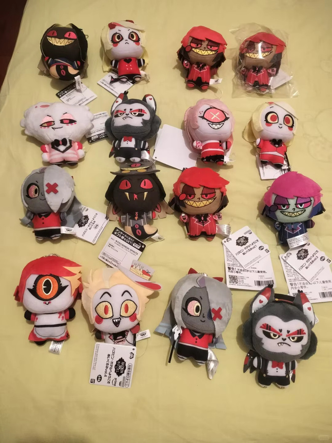Bandai Hazbin Hotel Vox Baumwollpuppe, Plüsch / Textil, 10cm - Bild 2