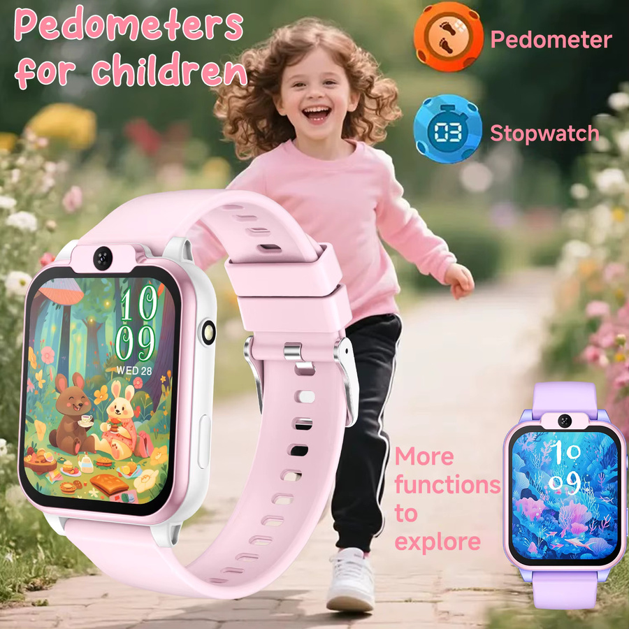 SIMSONLAB Smartwatch, Kunststoff, Schwarz, Kinder - Bild 2