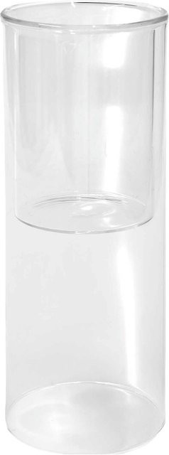 Rico Design Glas-Windlicht transparent B/T/H: 10 x 10 x 25 cm - Bild 1