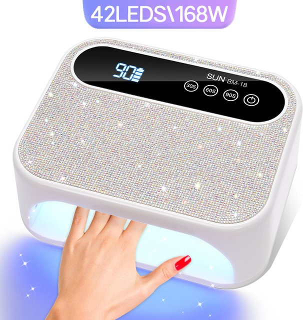 42LEDS UV LED Nagellampe, 168W, professionell - Bild 1