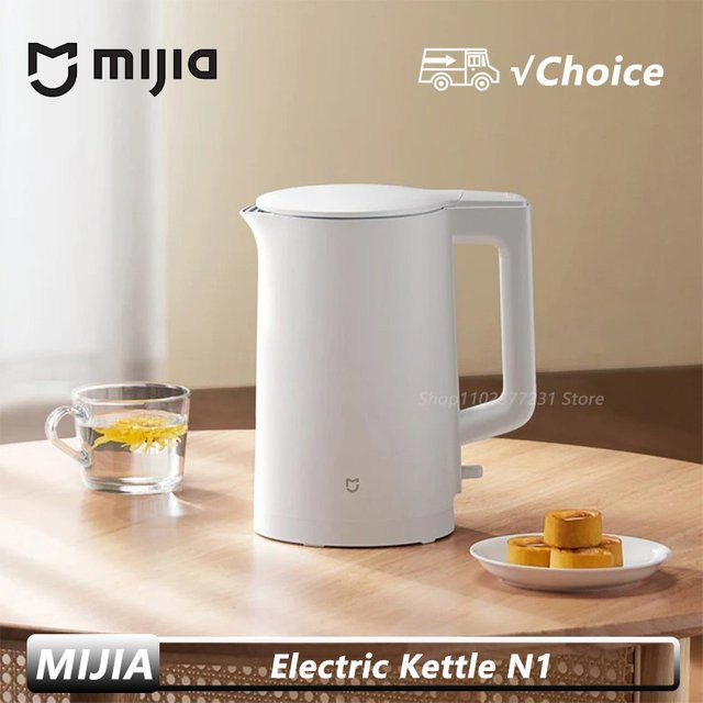 Mijia Elektrischer Wasserkocher N1 aus Edelstahl in Weiß, 1,5 l, 1500 W - Bild 1