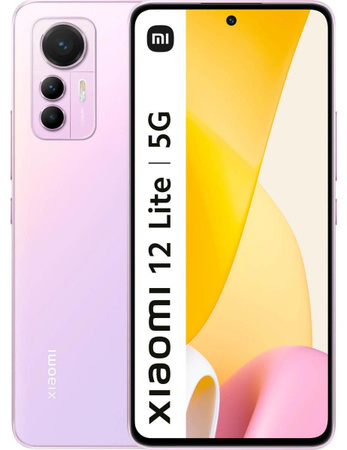 Xiaomi 12 Lite 5G Smartphone Hellrosa mit 128 GB Speicher, 6 GB RAM und 108 MP Kamera