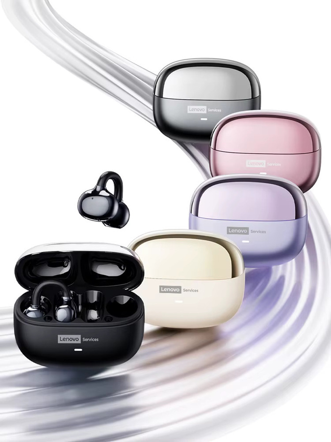 Lenovo LE202 Kabellose Bluetooth 6.0 In-Ear Kopfhörer mit AI-Geräuschunterdrückung und langer Akkulaufzeit in Weiß - Bild 3