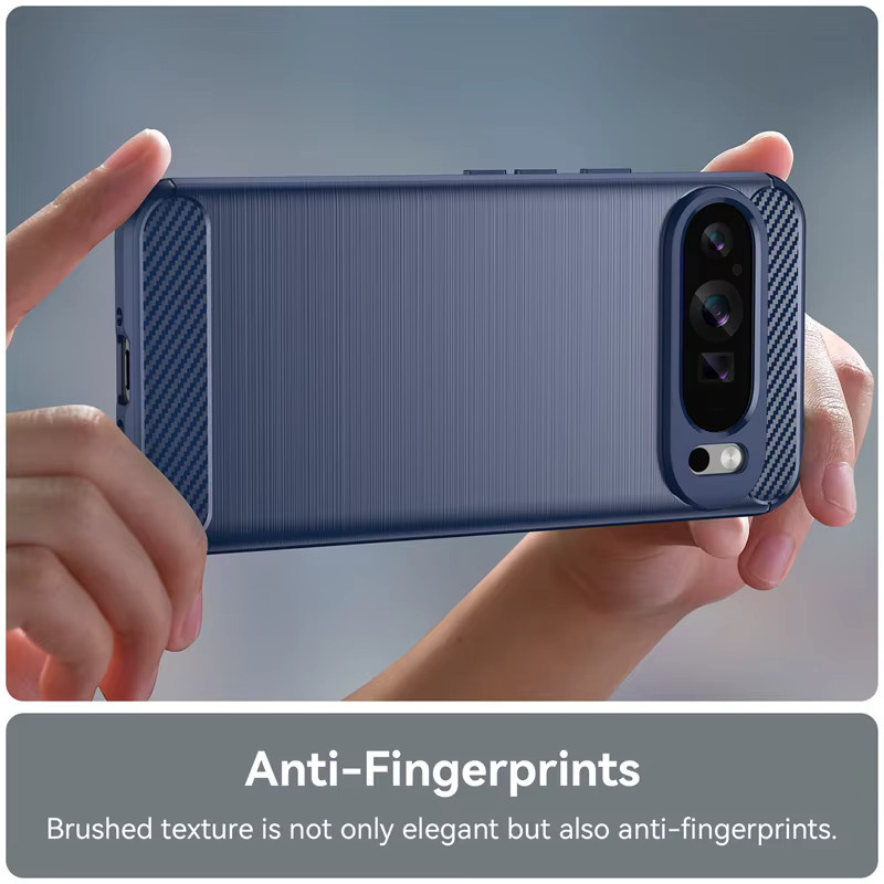 Business Ultra Slim Carbonfaser-TPU-Schutzhülle für Google Pixel 10, 9 Pro XL, 8, 7, 6a Pro in Schwarz oder Blau - Bild 4