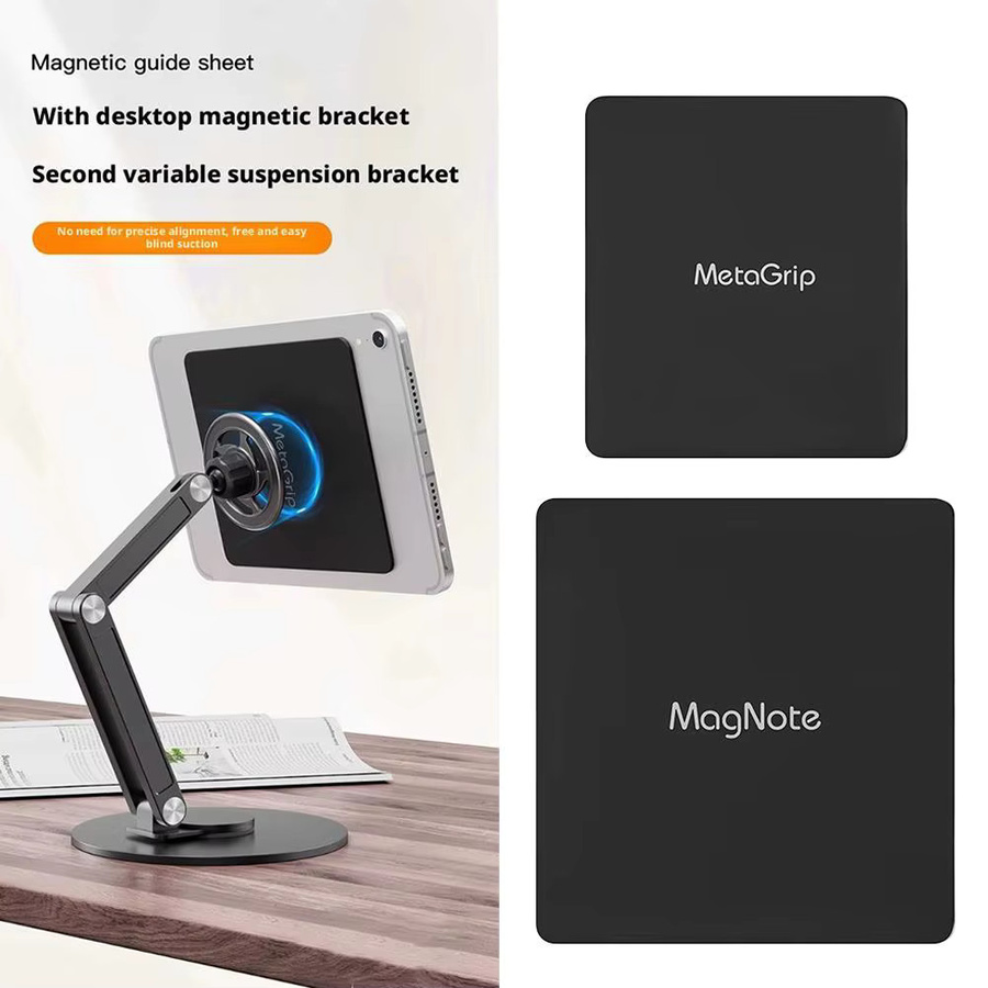 Magnetischer Handyhalter und Tablet Wandhalterung CUJMH in Schwarz für iPhone und iPad - Bild 2