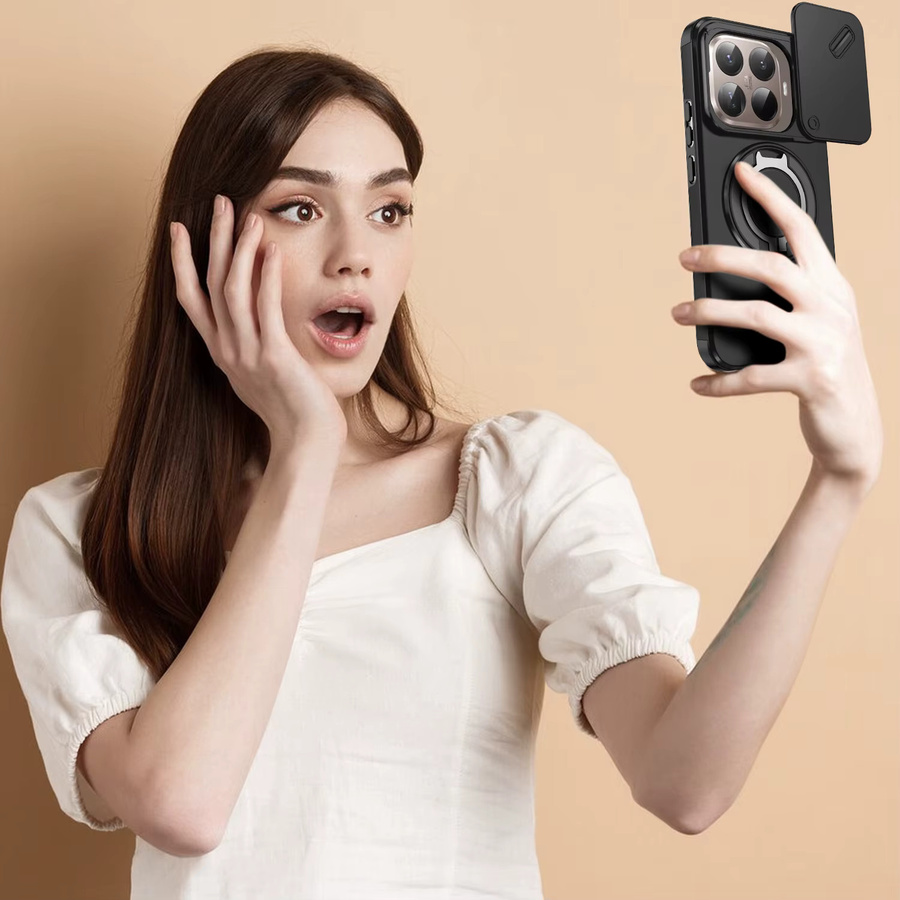Stoßfeste Schutzhülle für Xiaomi 15T Pro 5G und Xiaomi 15T mit Kameraschutz in Schwarz oder Blau - Bild 3
