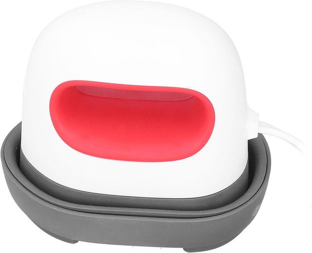 OutsideWorld Mini Tragbare Bügelmaschine in Weiß mit Automatischer Temperaturerkennung und Antihaftbeschichtung - Bild 1