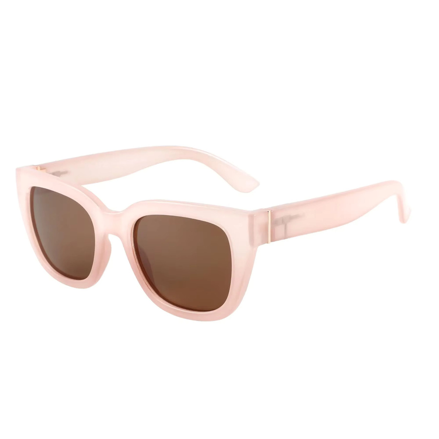 BLUEMOKY Plus-Size-Sonnenbrille, quadratisch, Vollrand, Acetat, pink, Damen - Bild 1