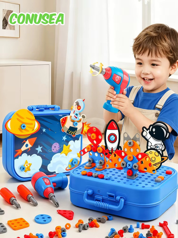 CONUSEA Dinosaurier-Bohrset, Lernspielzeug, Kunststoff, Bunt / Mehrfarbig - Bild 4