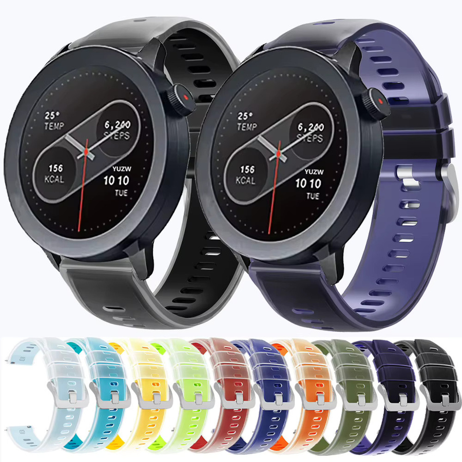 CMF Uhrenarmband Silikon, transparent, 22 mm, Unisex - Bild 5