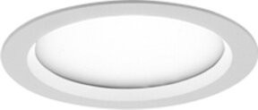 LTS Licht&Leuchten LED-Einbaudownlight VTFS 10.1030 inkl. Konverter, Warmweiß, Weiß, IP44 - Bild 1