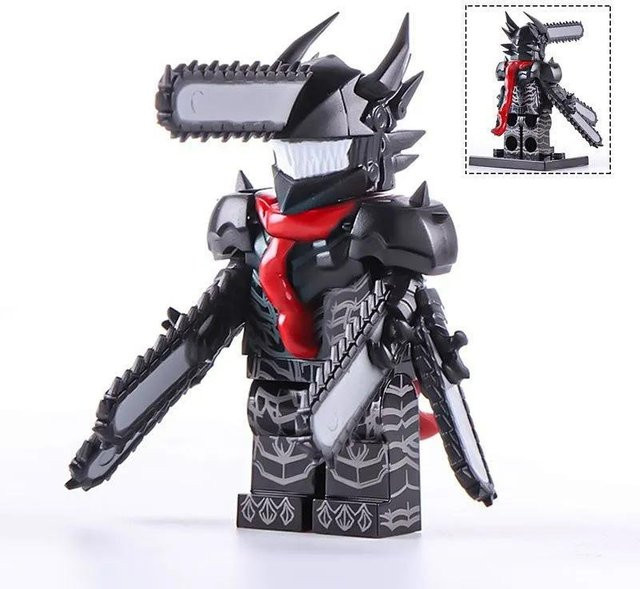Some Nice Little Things Chainsaw Man Dämon Figur Bausteine Montage Lernspielzeug - Bild 1