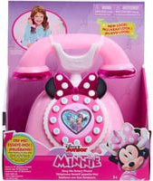 Just Play Disney Junior Minnie Mouse Telefon mit Licht- und Soundeffekten in Rosa für Mädchen Rollenspiel - Bild 1