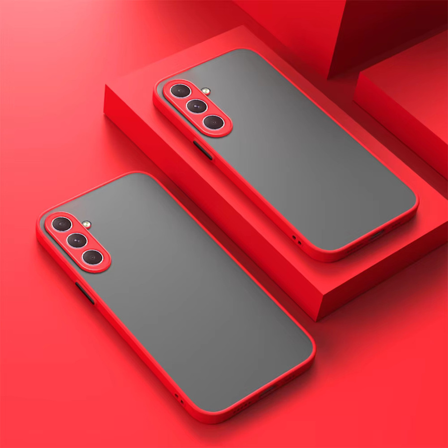 Stoßfeste Schutzhülle für Samsung Galaxy A17, A37 und A57 5G mit matter Rückseite in Schwarz - Bild 2
