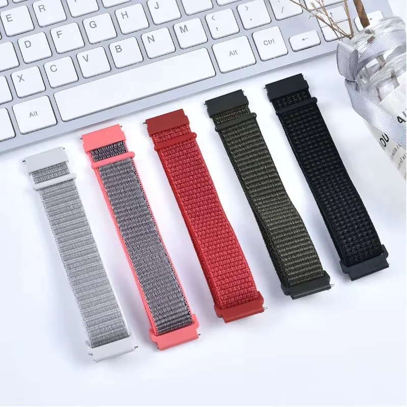 Uhrenarmband Nylon, 18 mm, Schwarz, Unisex - Bild 1