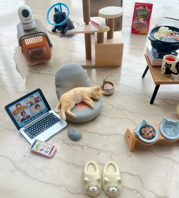 Bandai Katze Alltag Miniaturen, Action Figure, Sammeln - Bild 1