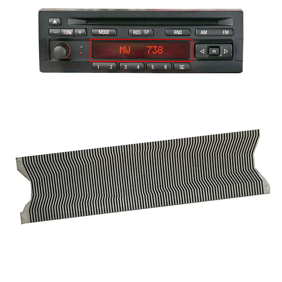 Reparatur-Flachkabel für BMW Business CD RDS Radio CD23 und Business RDS Pixel, passend für E30, E36, E34, E32, E31, Z3 und E36/7, E36/8 - Bild 3