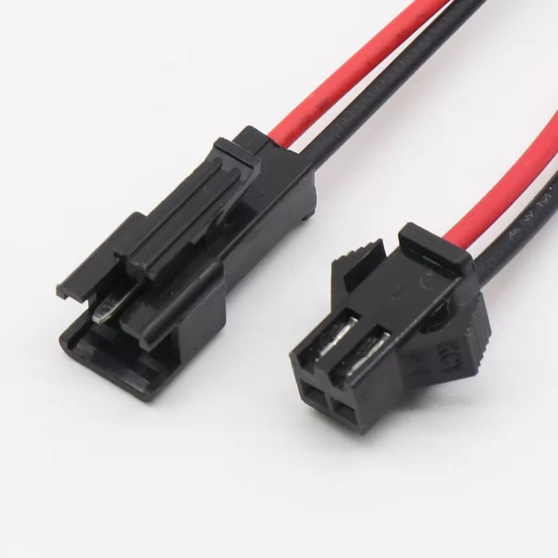 10 Paare JST SM 2 Pins Stecker Set mit männlichen und weiblichen Drahtsteckern, 15 cm Länge für LED Streifen und Lampen - Bild 3