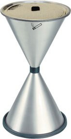 Standascher TKG in Blau aus Stahl, Höhe: 77 cm, Breite: 40 cm - Bild 1