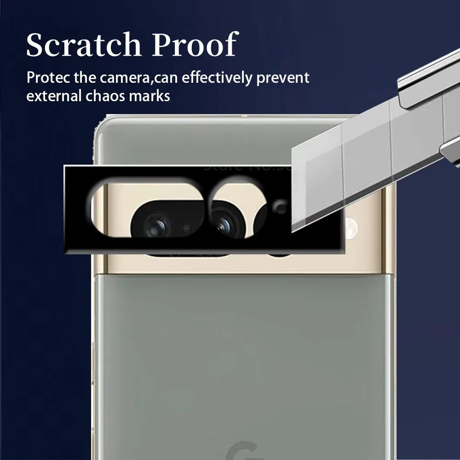 3er Set Kameraobjektivschutz aus gehärtetem Glas für Google Pixel 8 Pro 7 6 Pro 6a 7a 8a in Transparent - Bild 2