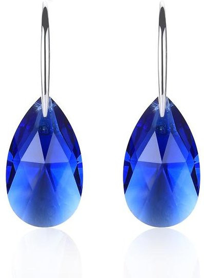 Wucifang Jewelry Ohrringe, Tropfenform, Silber, Kristall, Damen - Bild 1