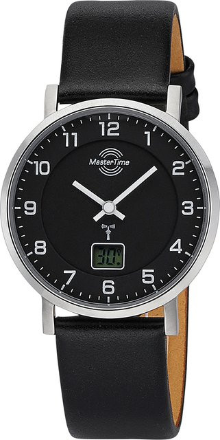 Master Time Armbanduhr Funk Advanced, Analog-Digital, Quarz, Edelstahl, 36 mm, Damen - Bild 1