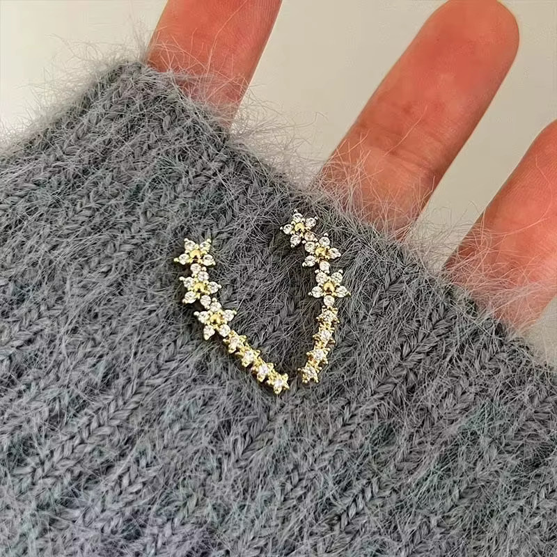 Lush Glam Ohrringe, Silber, Zirkonia, Damen - Bild 4