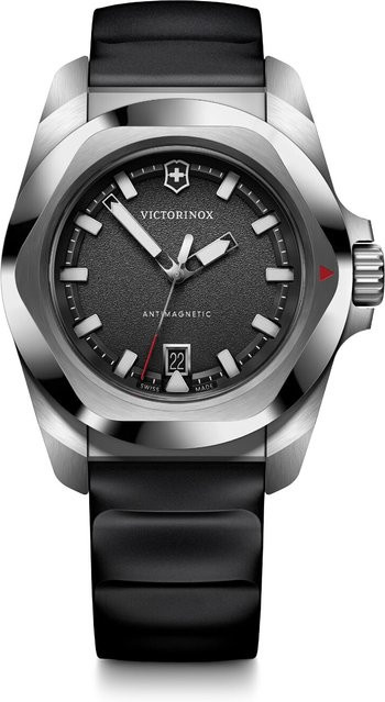 Victorinox Herrenuhr I.N.O.X., Quarz, Edelstahl, 41 mm, 20 ATM, Schwarz - Bild 1
