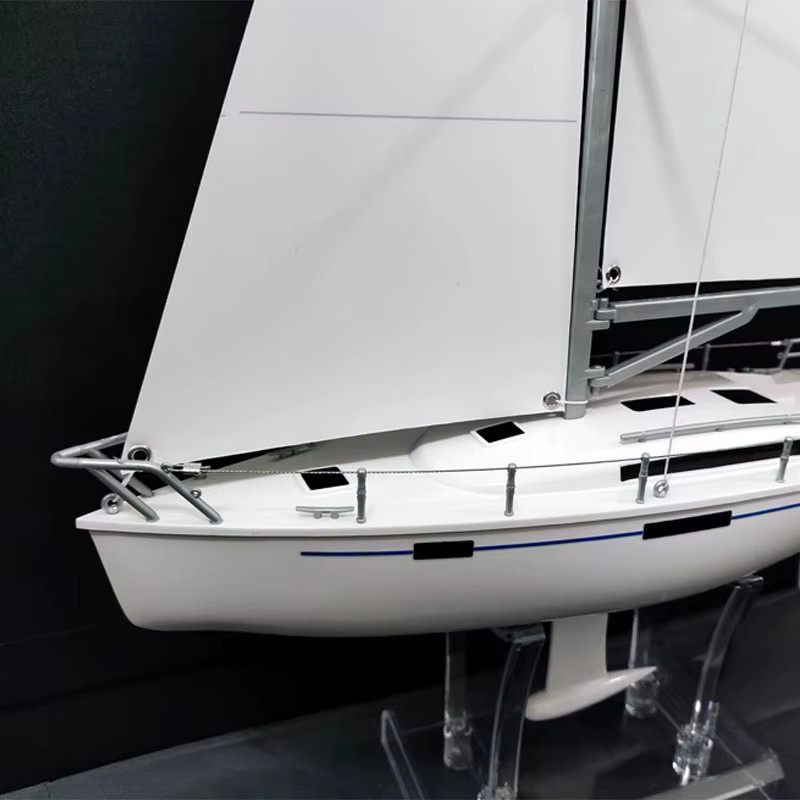 Goni Segelschiff Modell Kit, DIY, Fischerboot Modell Kit, Weiß - Bild 2
