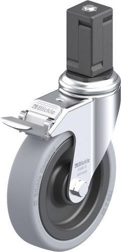 Blickle Lenkrolle LKRA-VPA 126K-11-FI-EV17 mit Feststeller, Rad-Durchmesser: 125 mm, Tragfähigkeit: 120 kg, Schwarz-Grau - Bild 1
