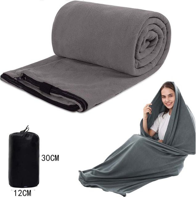 Dawn Trip Fleece-Schlafsack-Einsatz für Erwachsene in Rot, Länge: 180 cm - Bild 1