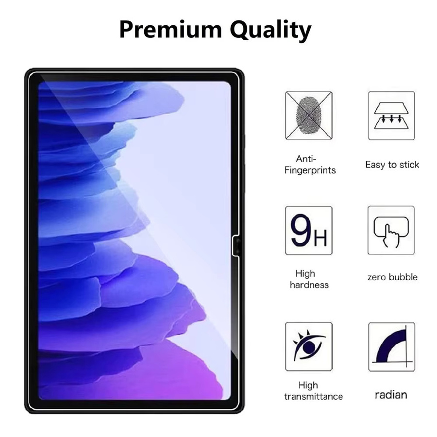 Samsung Displayschutzfolie aus gehärtetem Glas für Galaxy Tab A7 10,4 Zoll 2020 SM-T500, transparent und kratzfest - Bild 2
