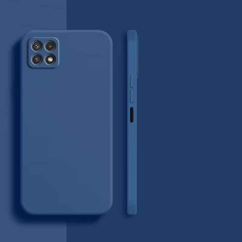 Stoßfeste Silikon Handyhülle für Samsung Galaxy A22 5G in Grün - Bild 2