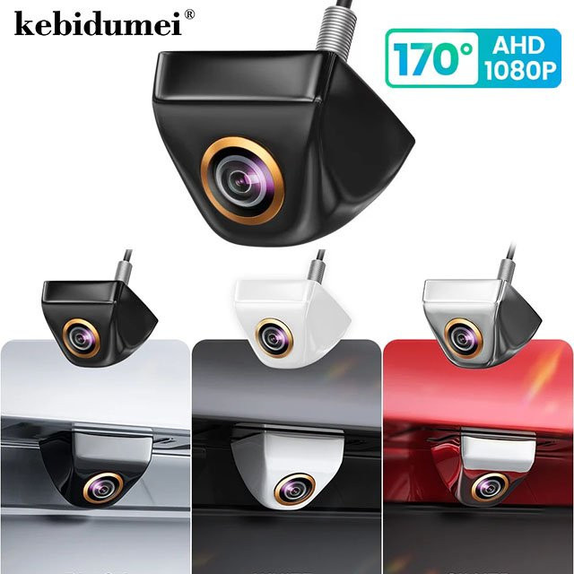 Kebidumei Goldene Fisheye-Auto-Rückfahrkamera mit Full HD Nachtsicht, 170 Grad Sichtwinkel und wasserdichtem Metallgehäuse - Bild 1
