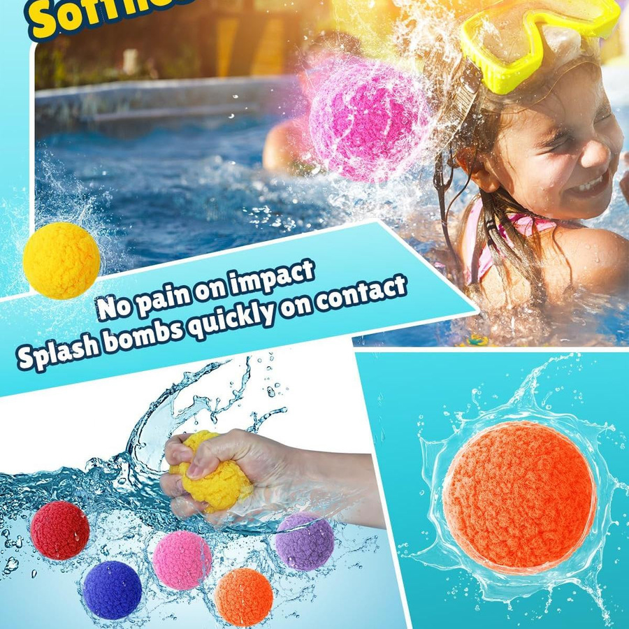 GoGirls Wiederverwendbare Wasserballons, 60-teiliges Set, Bunt / Mehrfarbig - Bild 2