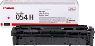 Original Canon Toner 054H Magenta mit hoher Kapazität für Laserdrucker 3026C002 - Bild 2