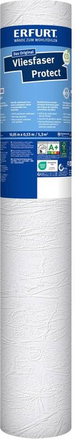 Erfurt Vliestapete Protect 200 weiß, B/L: 53 x 1005 cm - Bild 1